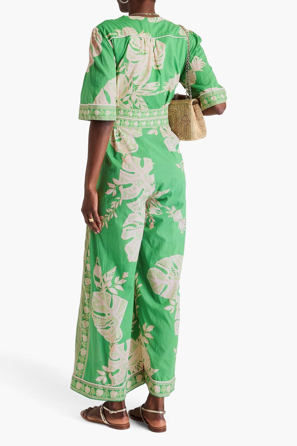 FARM RIO Bedruckter Jumpsuit aus Baumwollmusselin