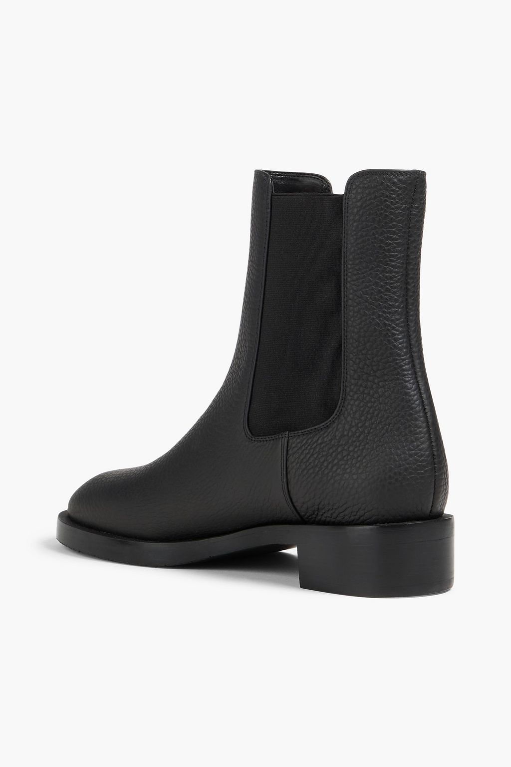 STUART WEITZMAN حذاء بوت تشيلسي "لينورا" من الجلد الحبيبي