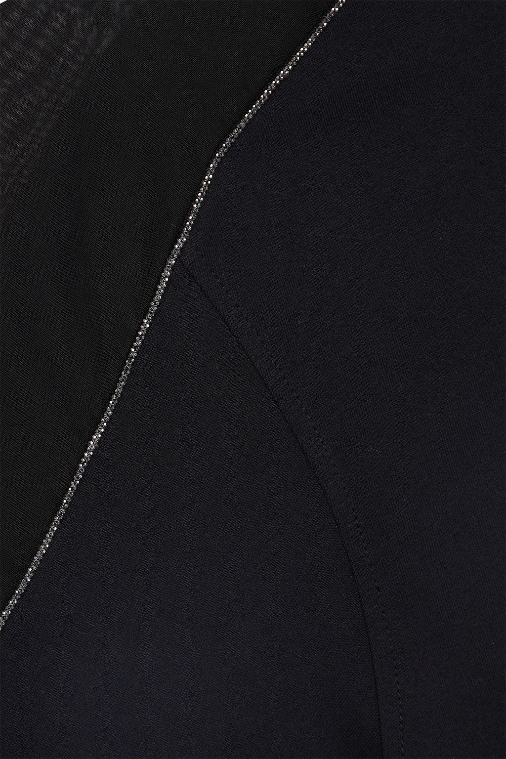 BRUNELLO CUCINELLI コットンジャージー Tシャツ ビーズ付き