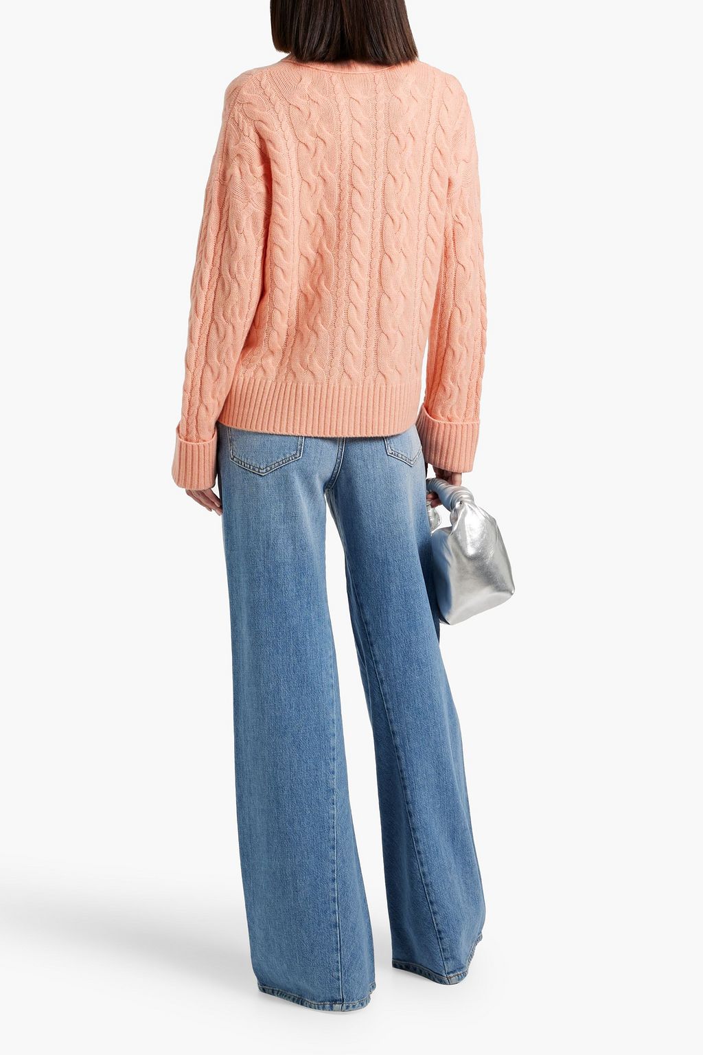 AUTUMN CASHMERE Cable-knit cashmere sweater