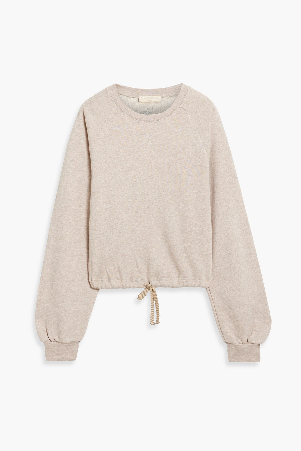 Ulla Johnson Hadley French Cotton-blend Terry Sweatshirt In Beige