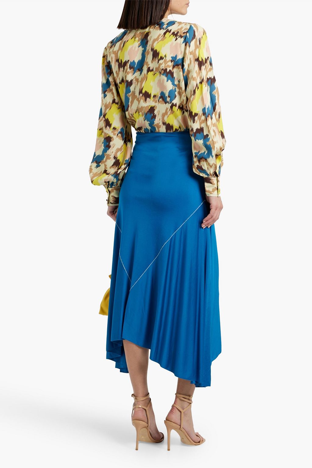 ULLA JOHNSON Greta printed crepe blouse