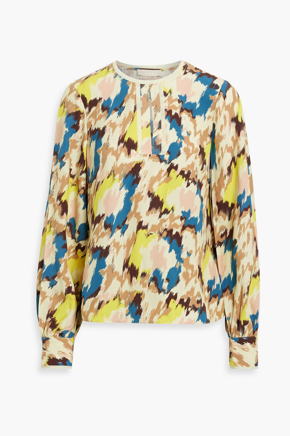 Ulla Johnson Greta Printed Crepe Blouse