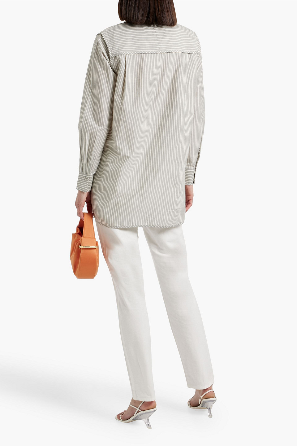Ulla Johnson Sabine Striped Cotton And Silk-blend Tunic