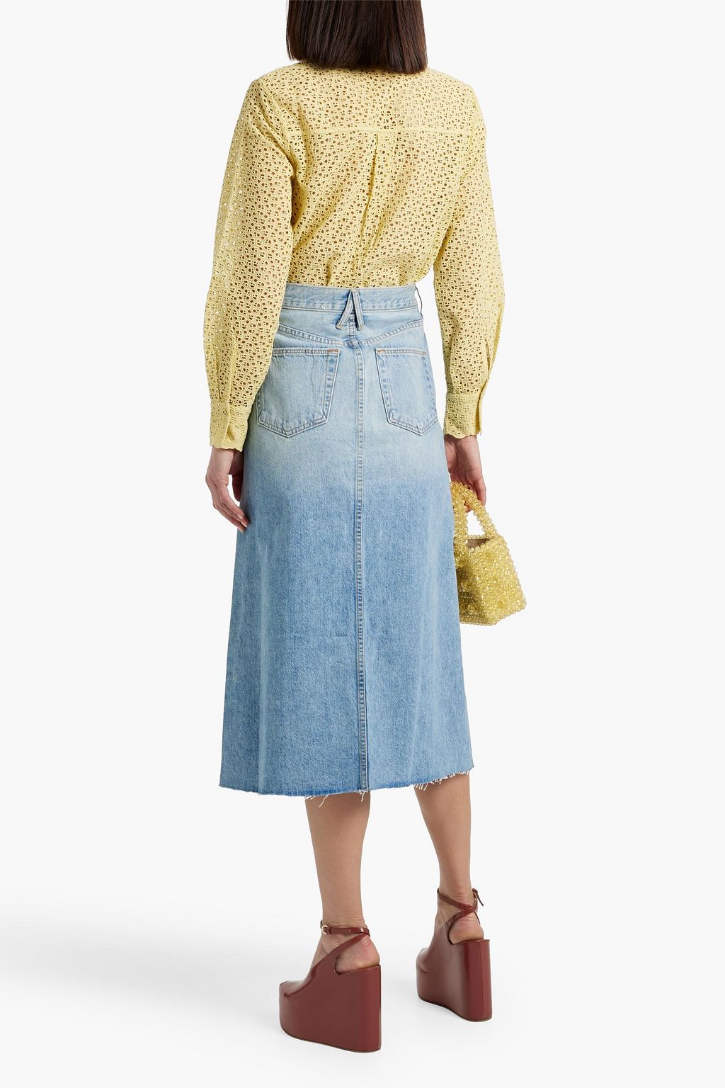 ULLA JOHNSON Abbott broderie anglaise cotton shirt