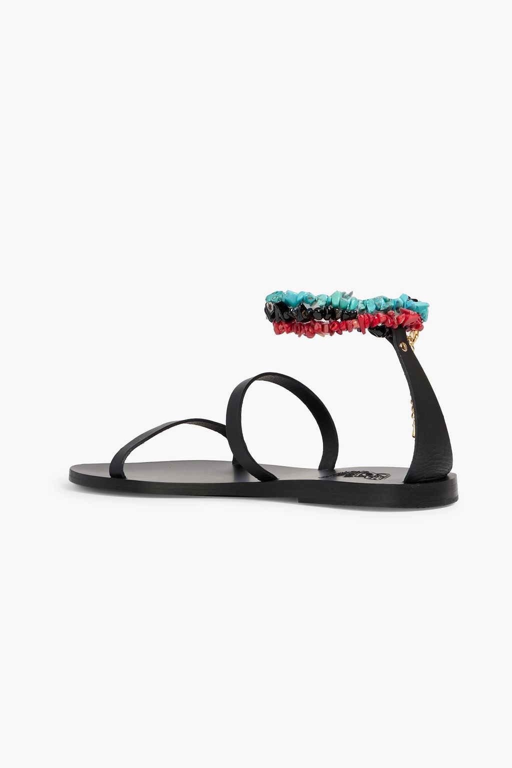 ANCIENT GREEK SANDALS Smirni embellished leather sandals