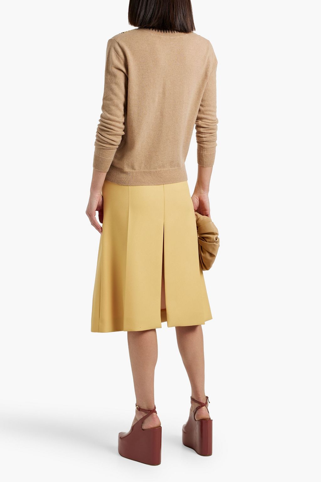 AUTUMN CASHMERE Embroidered cashmere sweater