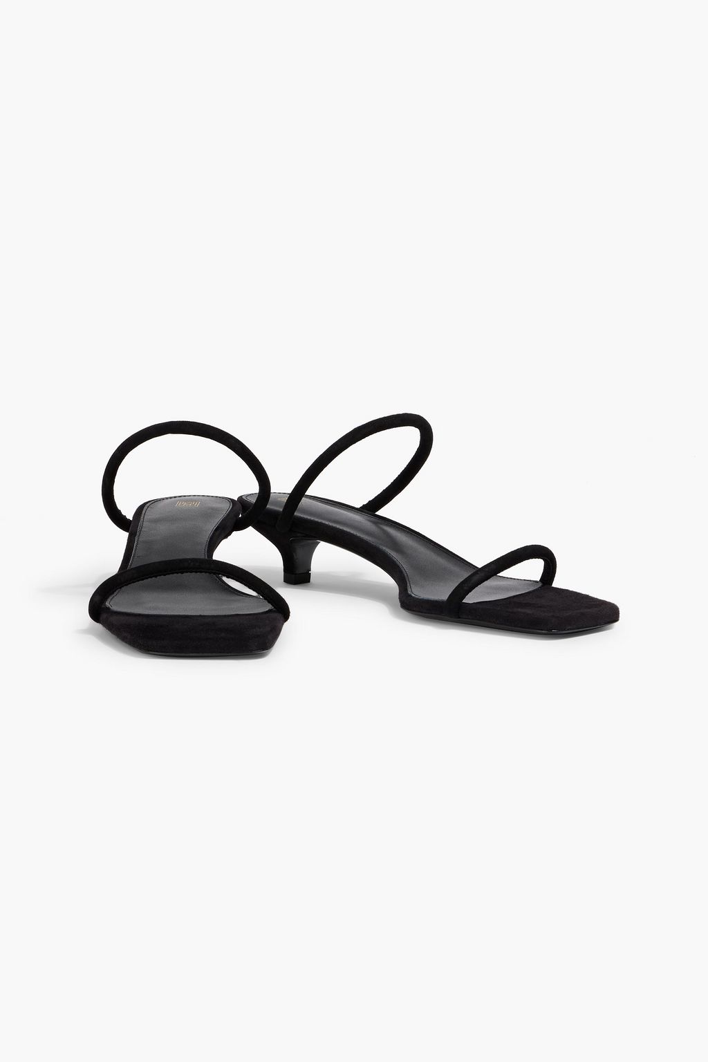 TOTEME Minimalist suede mules