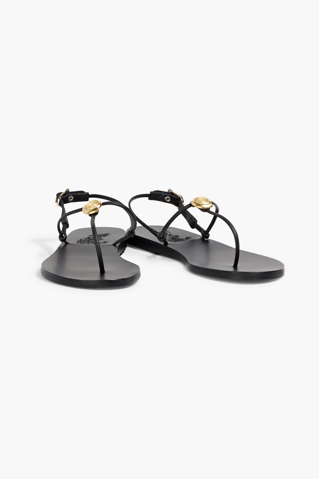 ANCIENT GREEK SANDALS Dimitria embellished leather slingback sandals