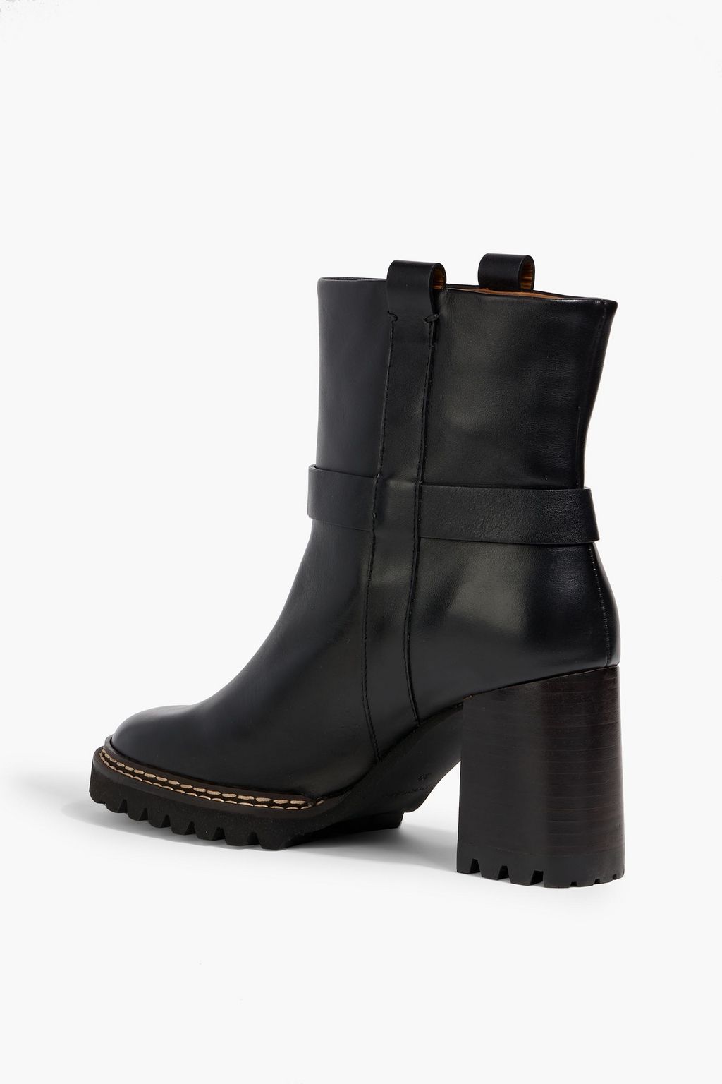 SEE BY CHLOÉ Hana embellished leather ankle boots