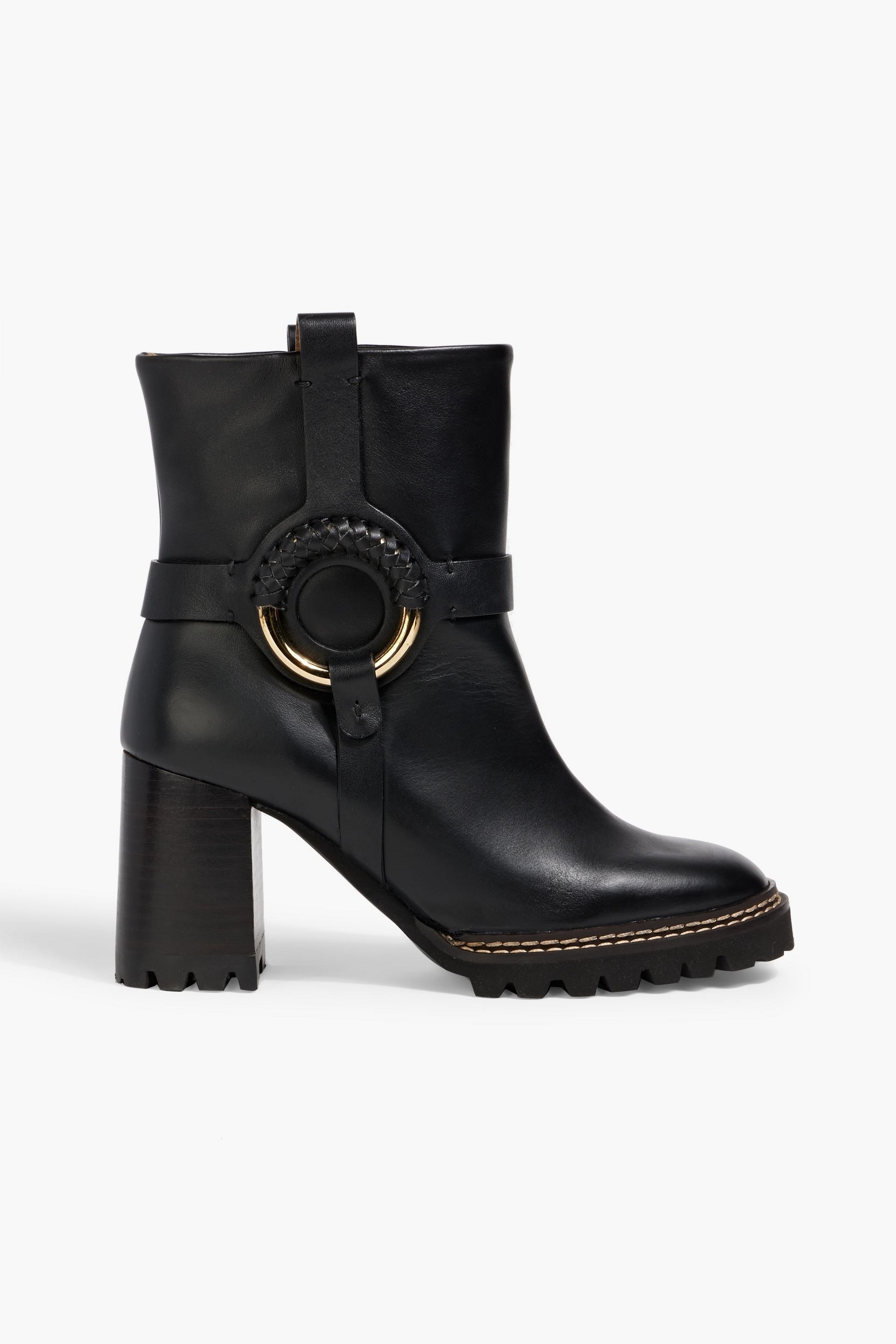 See By Chloé Hana embellished leather ankle boots