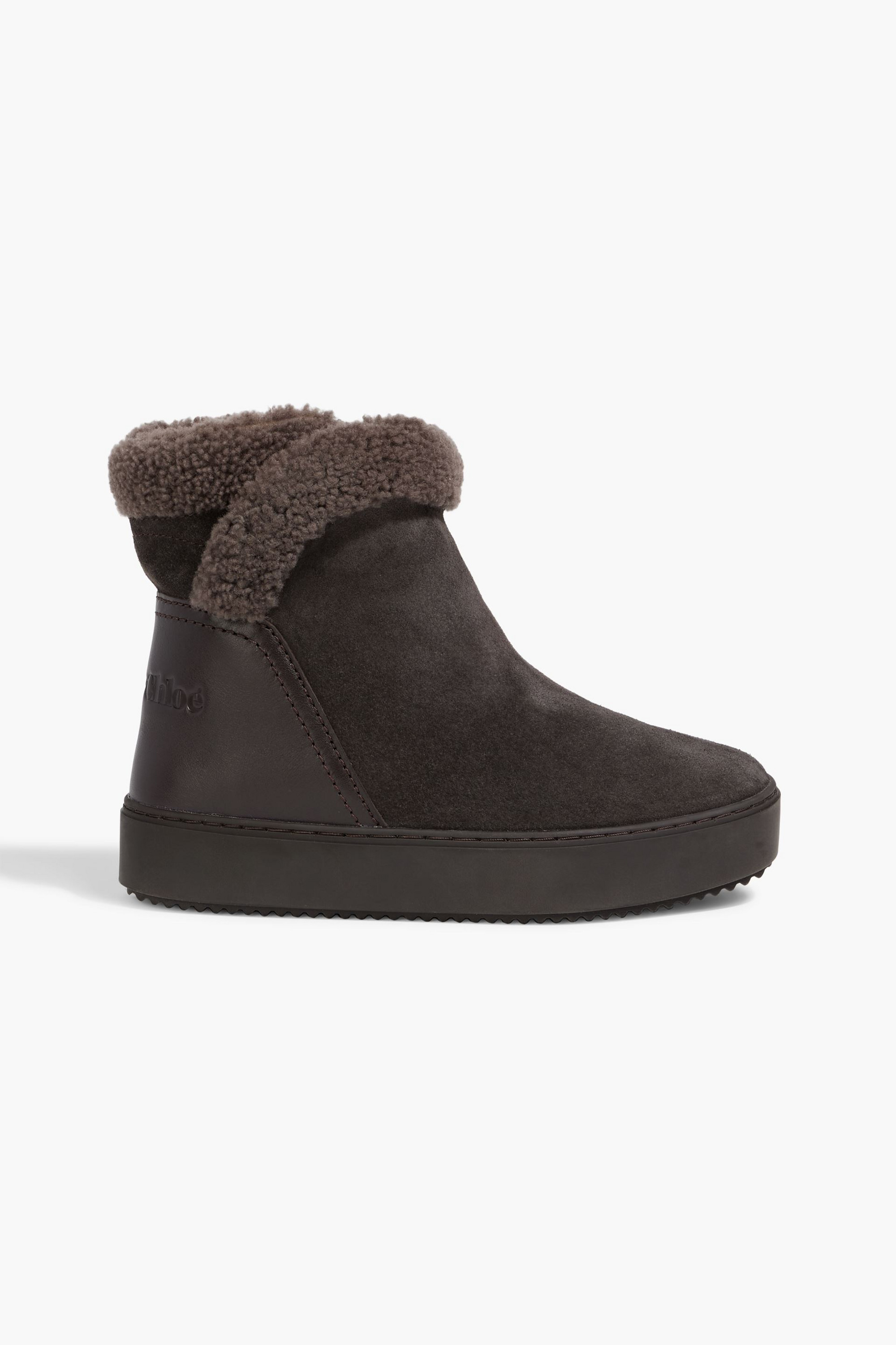 See By Chloé Juliet suede and leather ankle boots