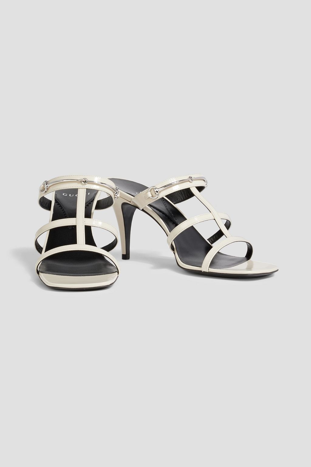 GUCCI Horsebit leather mules
