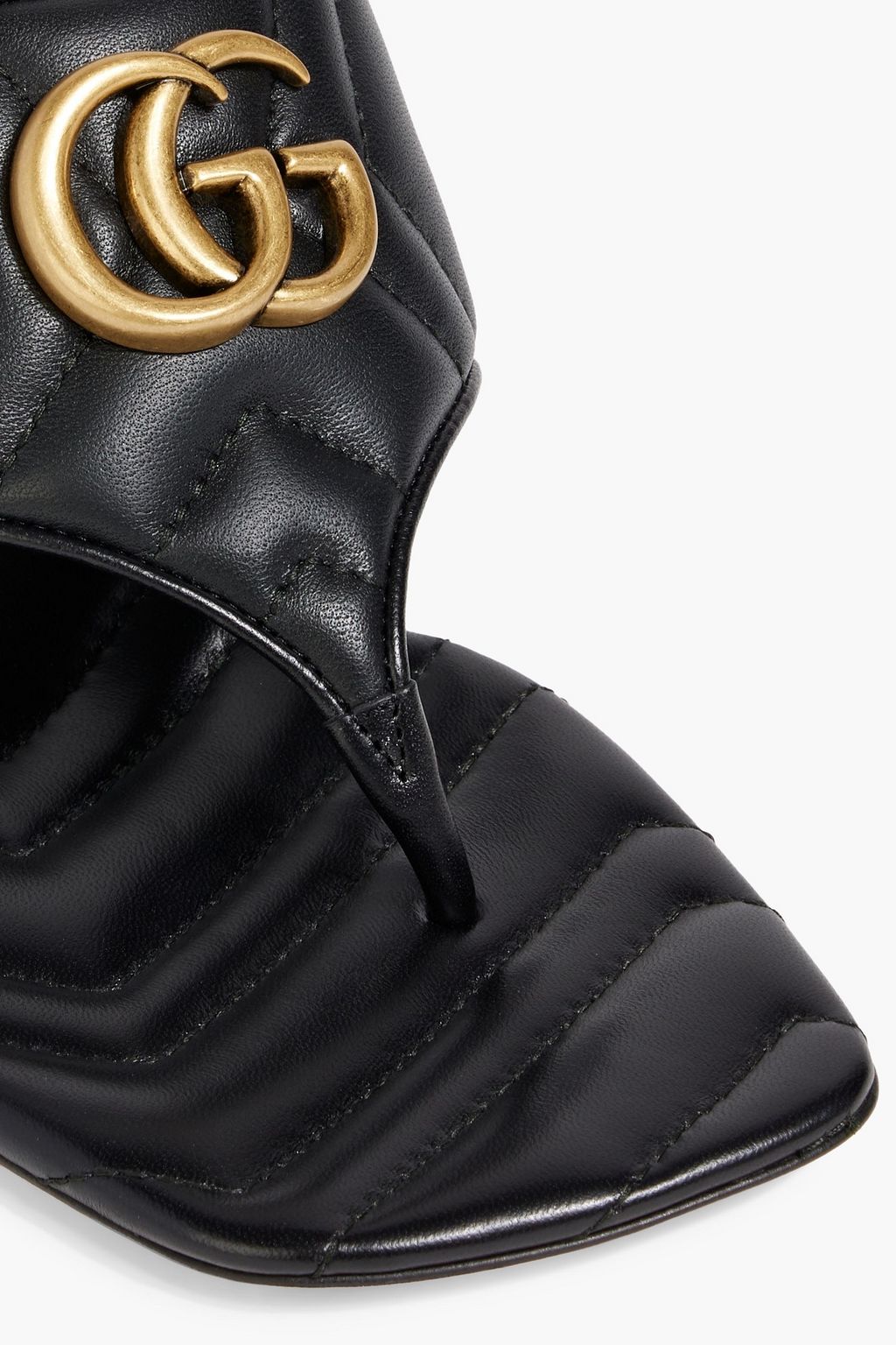 GUCCI GG Marmont quilted leather mules