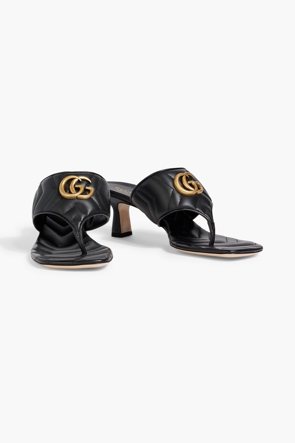 GUCCI GG Marmont quilted leather mules