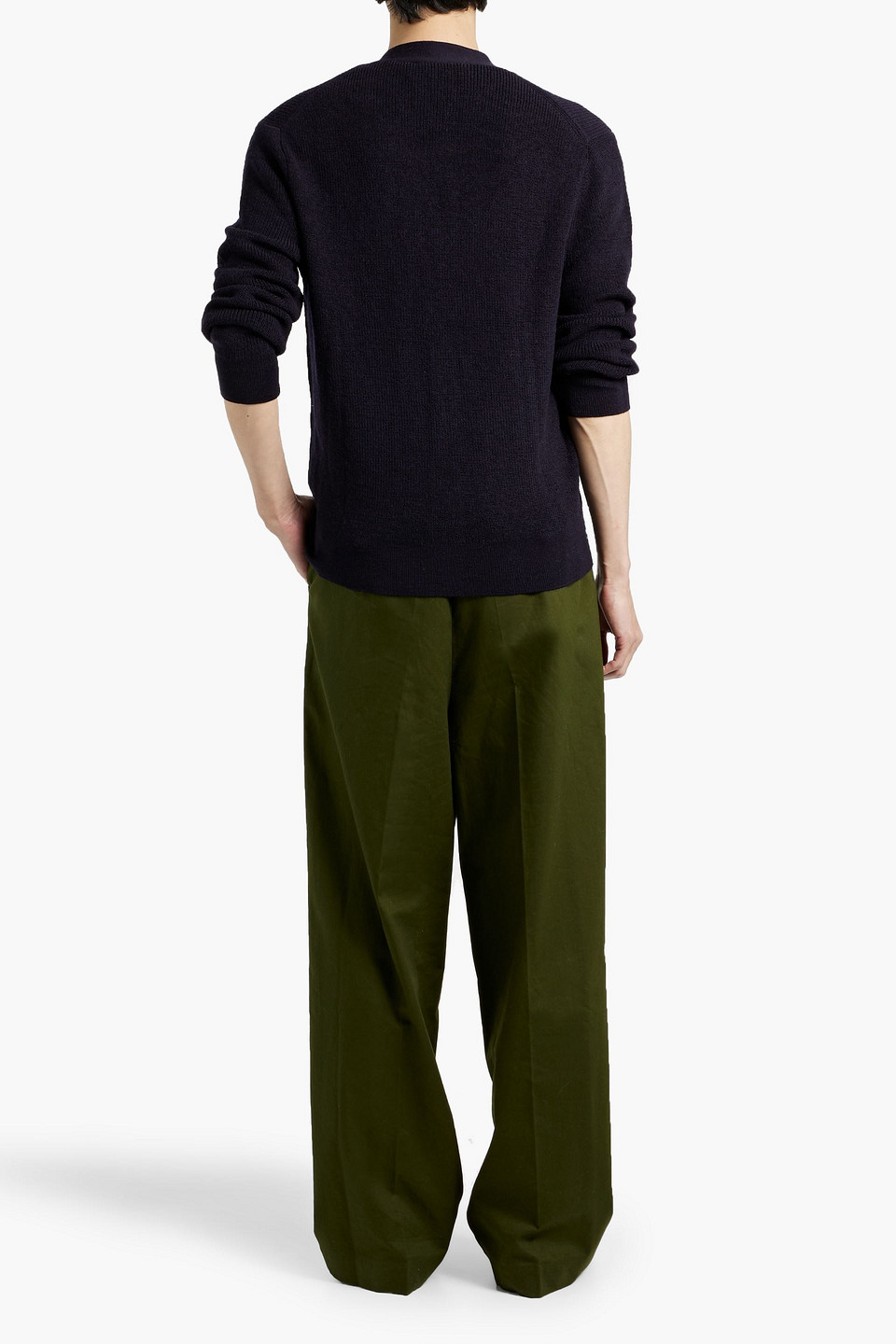 Alex Mill Samuel Cardigan In Wool In Blue