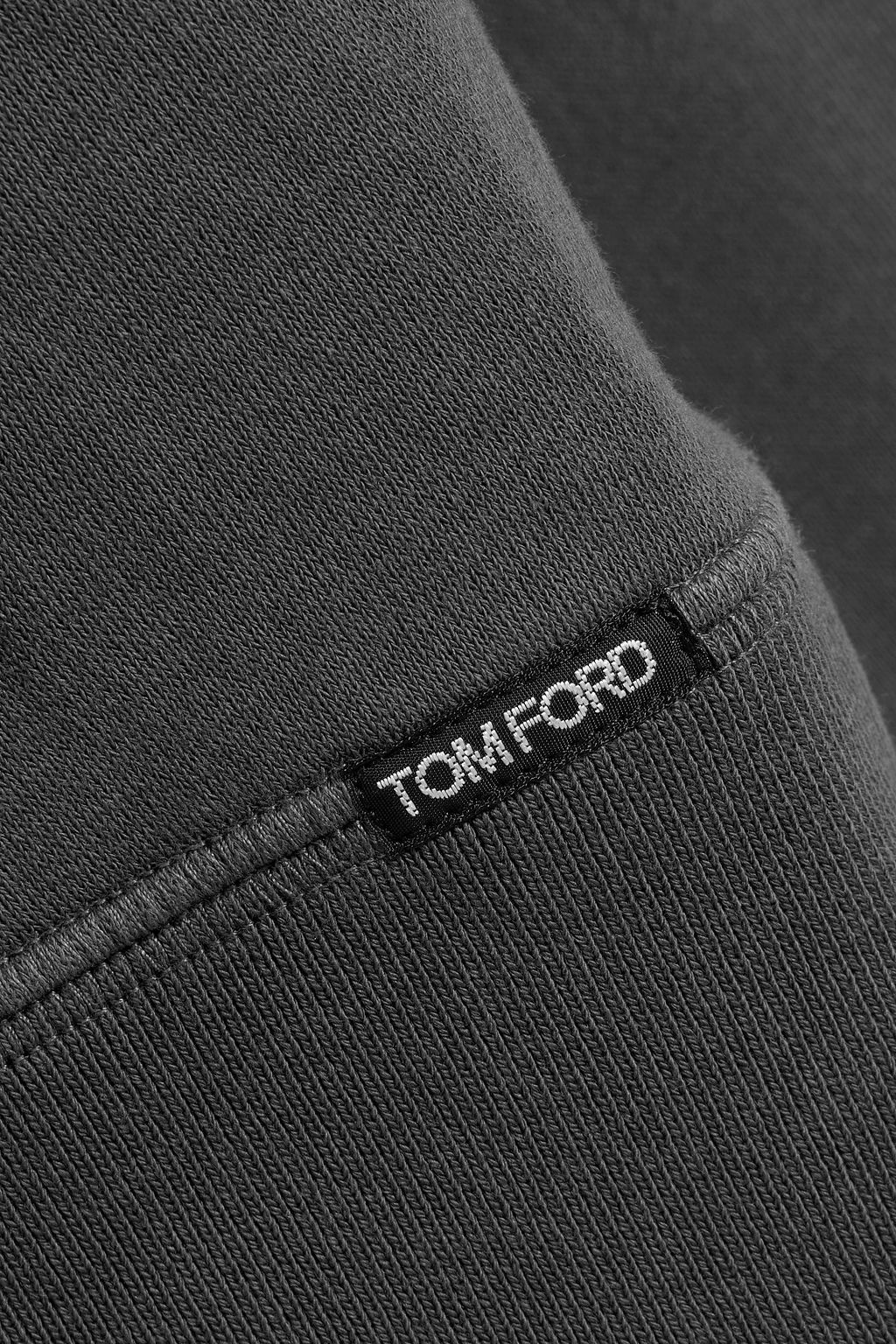 TOM FORD كنزة هودي من القطن والصوف الناعم