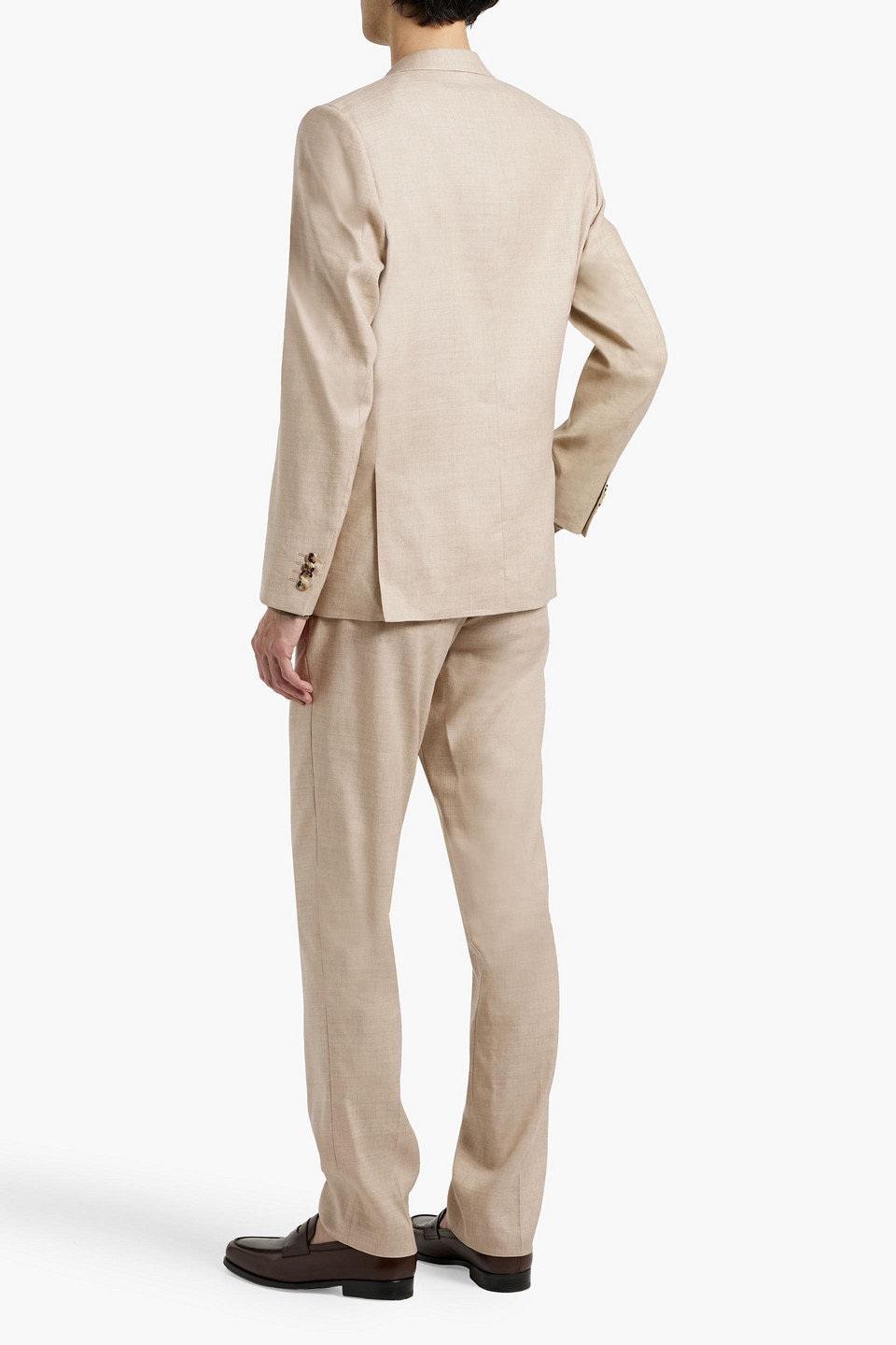 PAUL SMITH LINEN AND WOOL-BLEND SUIT