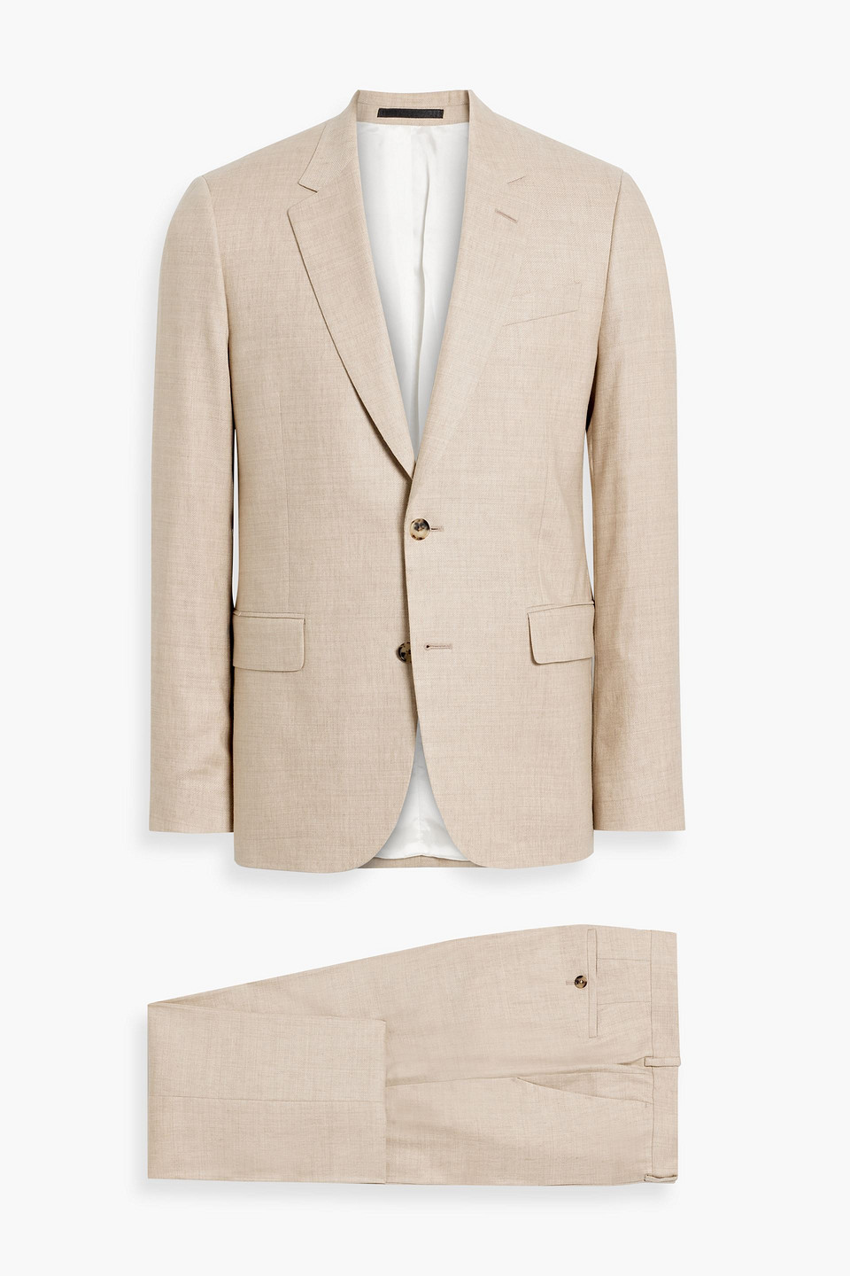 Paul Smith Linen And Wool-blend Suit