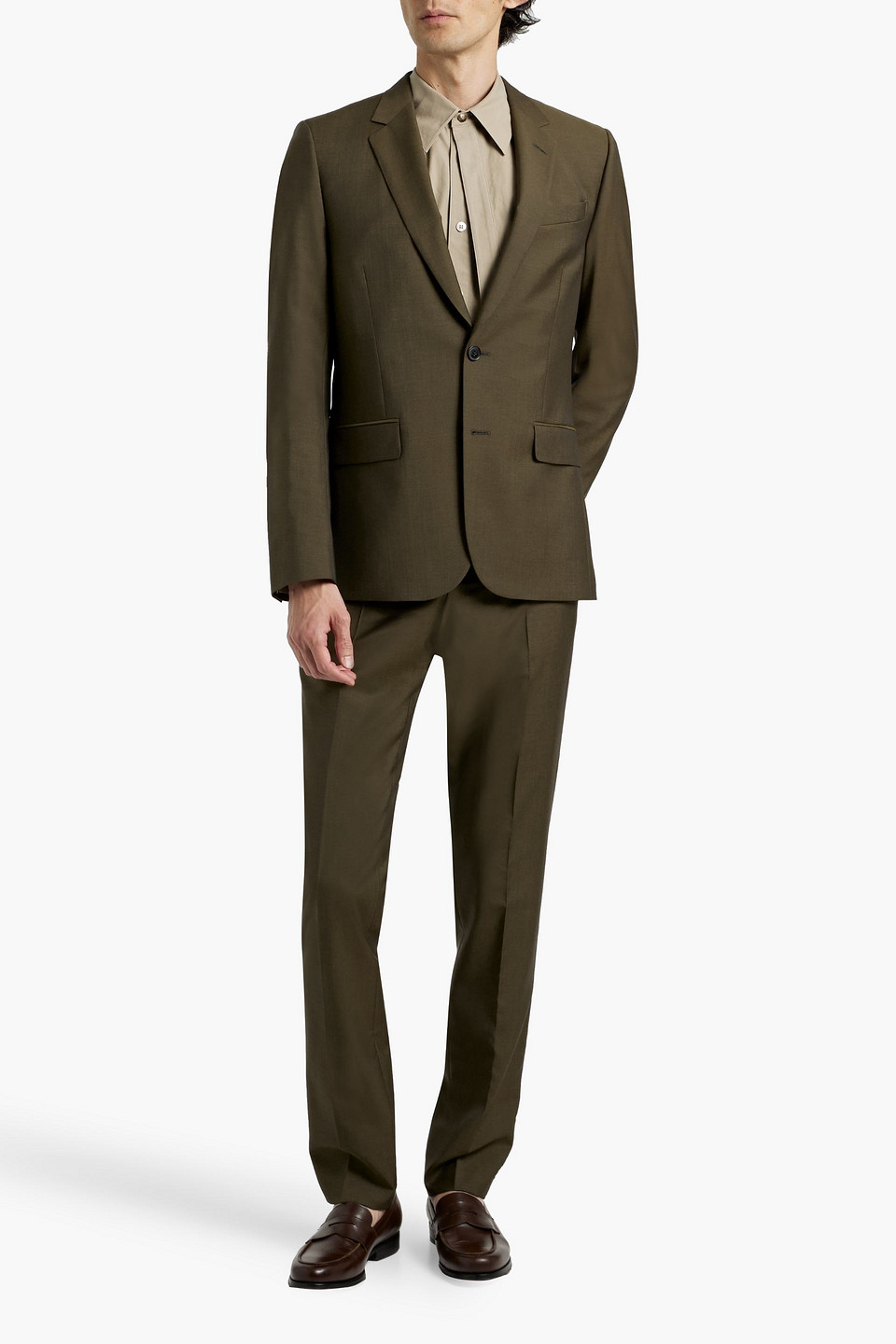 PAUL SMITH WOOL AND MOHAIR-BLEND SUIT 