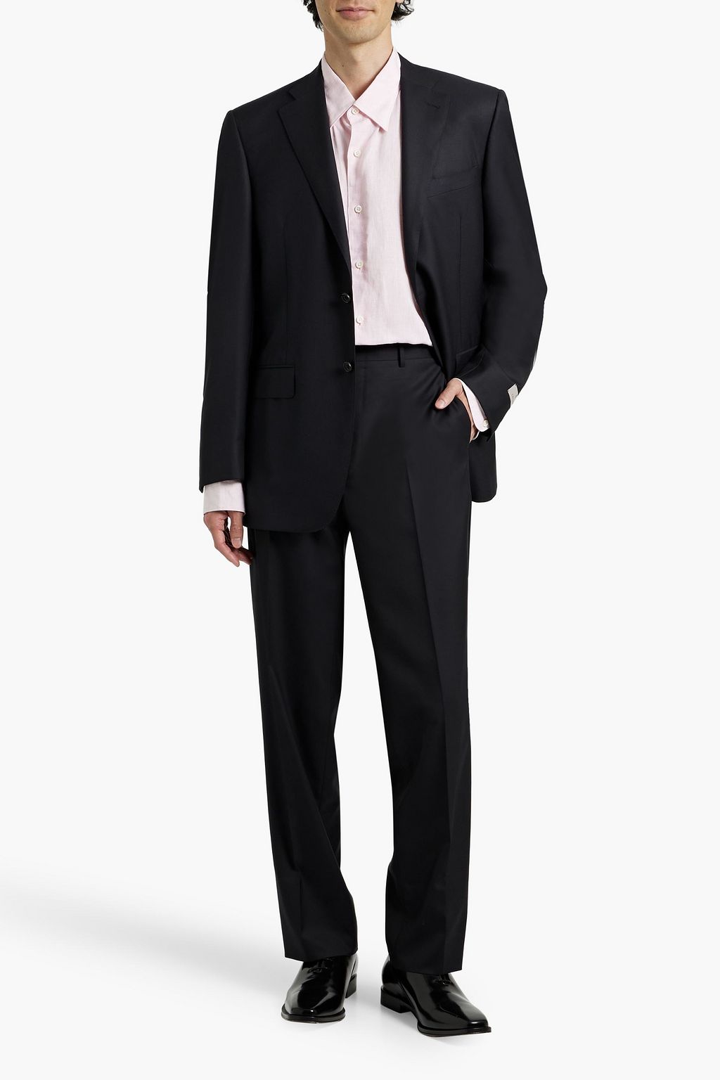 CANALI Wool-twill suit