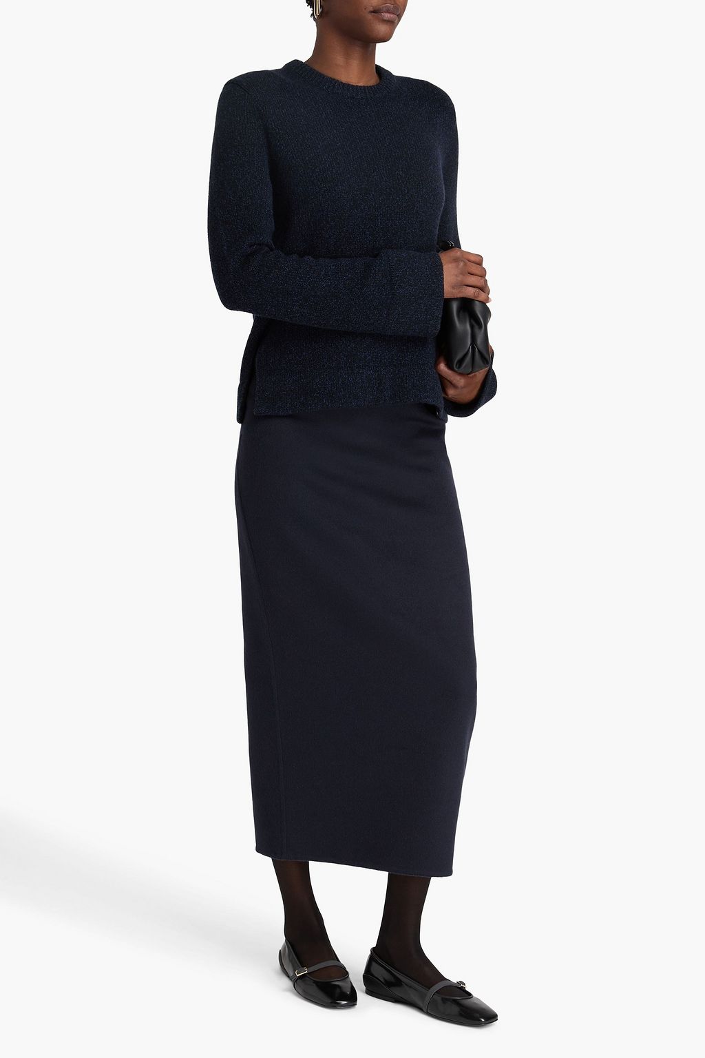 THEORY Mélange knitted sweater