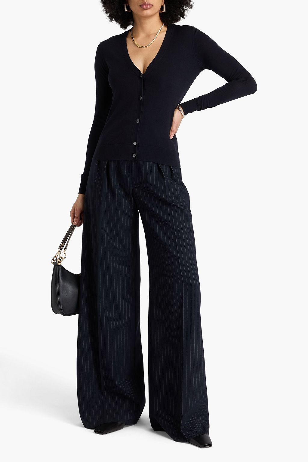 THEORY Wool-blend cardigan