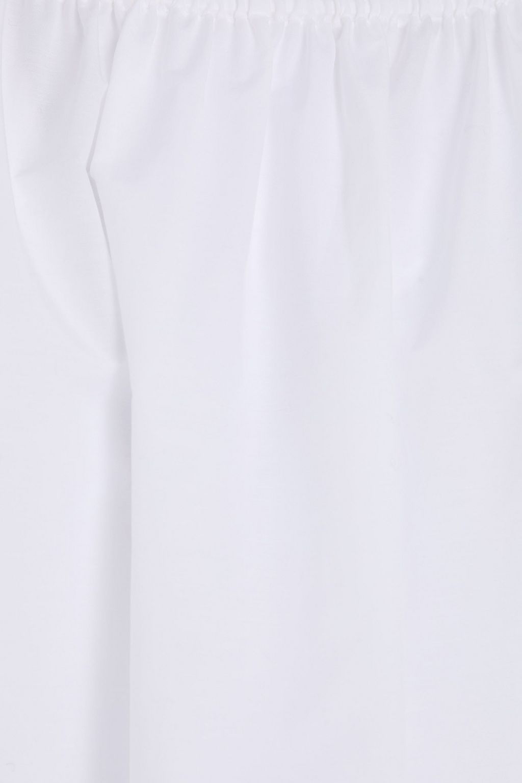 THEORY Cotton-blend poplin blouse