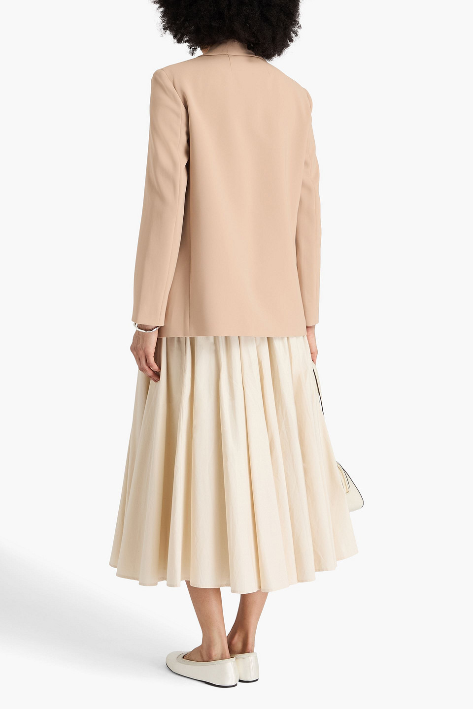  Theory - Blazer Aus Crêpe - Neutral - Us 8 