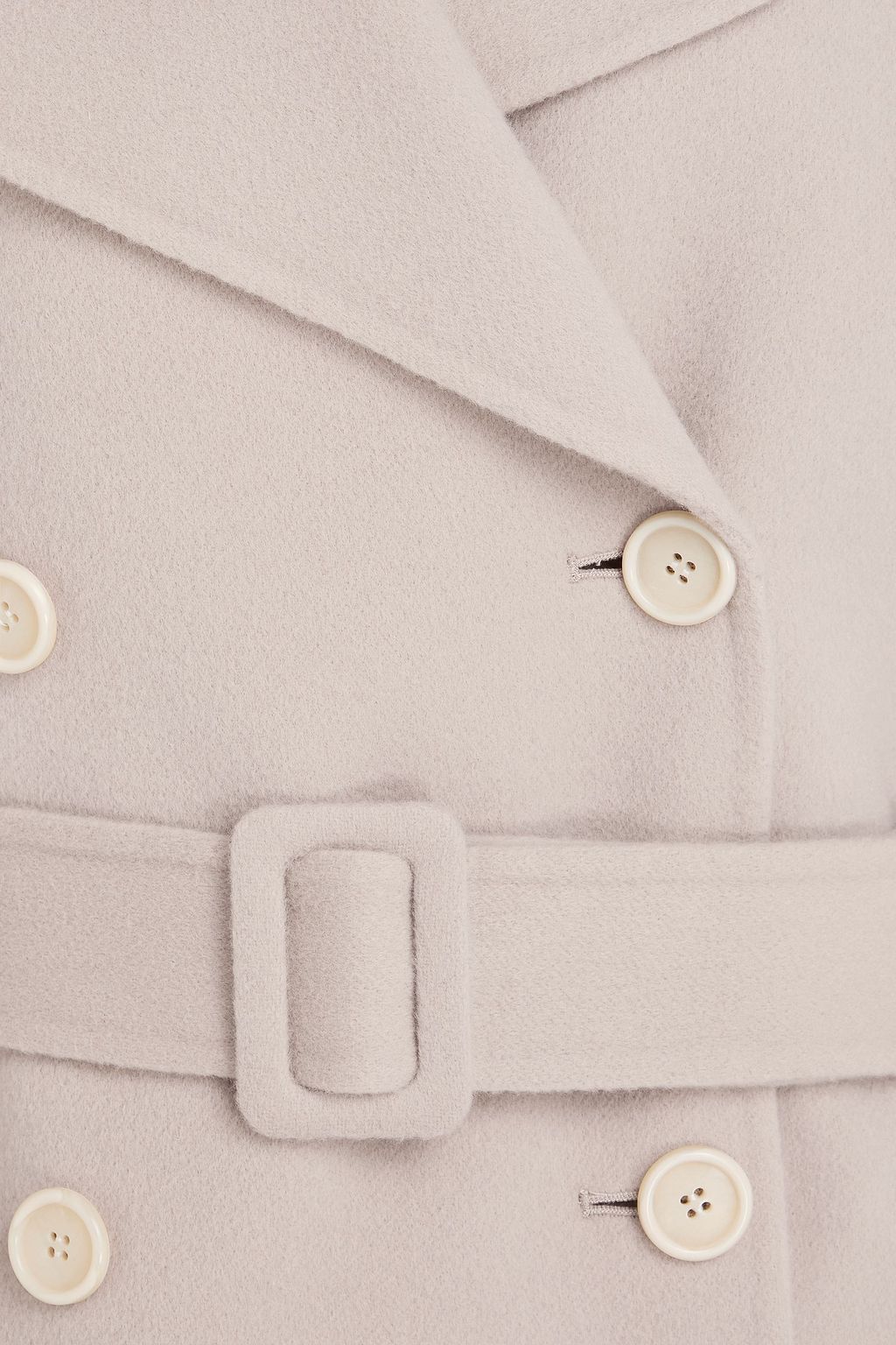 THEORY Belted wool and cashmere-blend felt coat