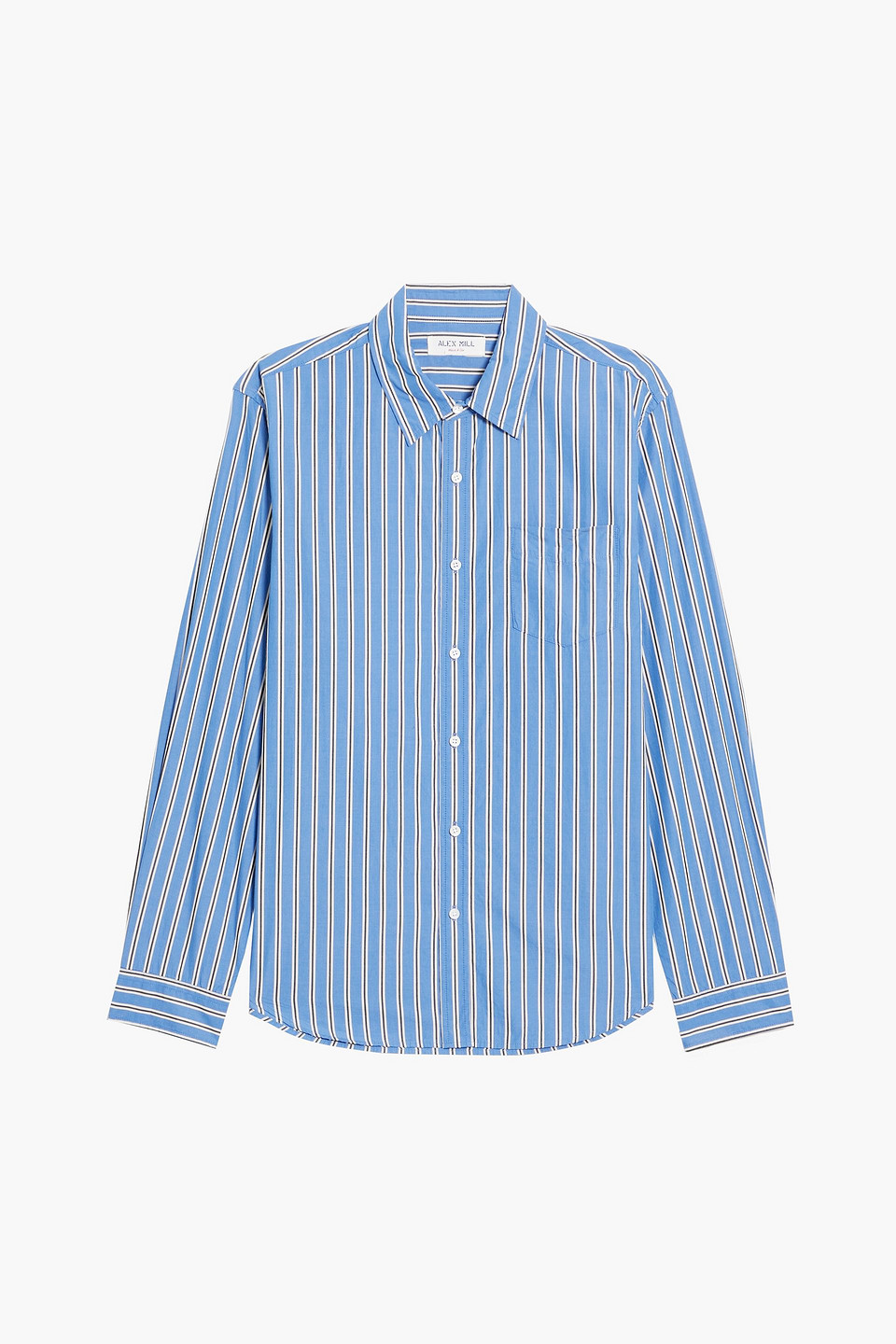 Alex Mill Mill Striped Cotton-poplin Shirt