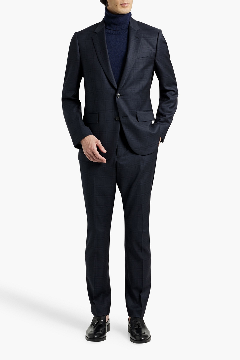 PAUL SMITH CHECKED WOOL SUIT