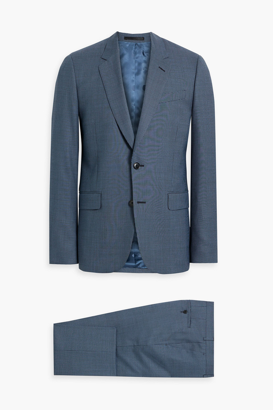Houndstooth wool suit
