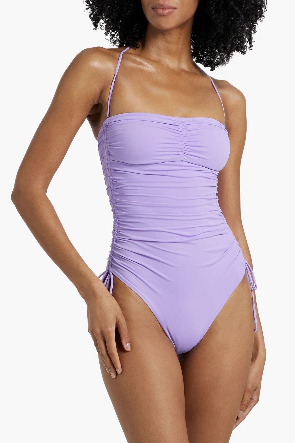 MELISSA ODABASH Sydney strapless ruched swimsuit
