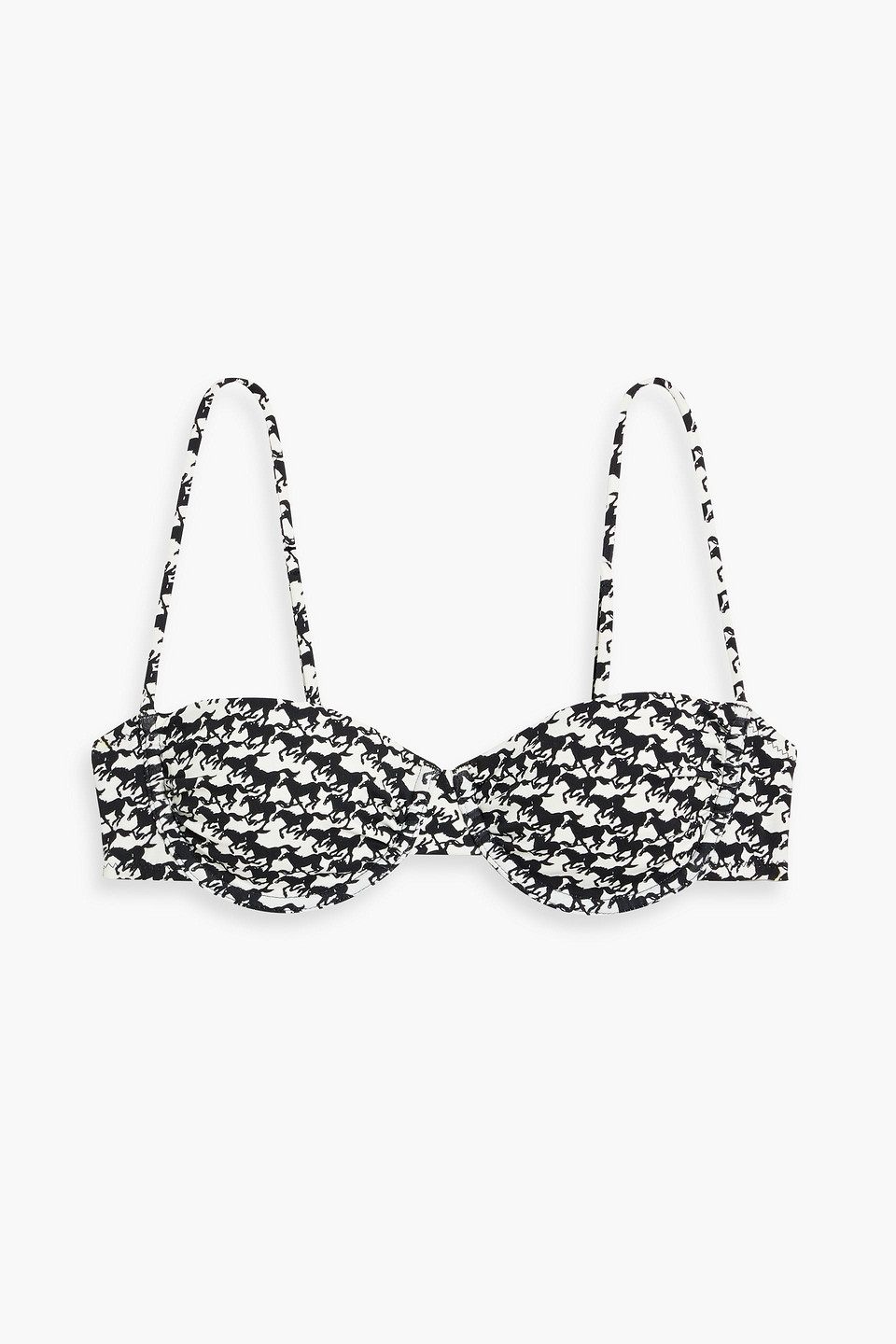 Solid & Striped The Miranda Printed Underwired Bikini Top