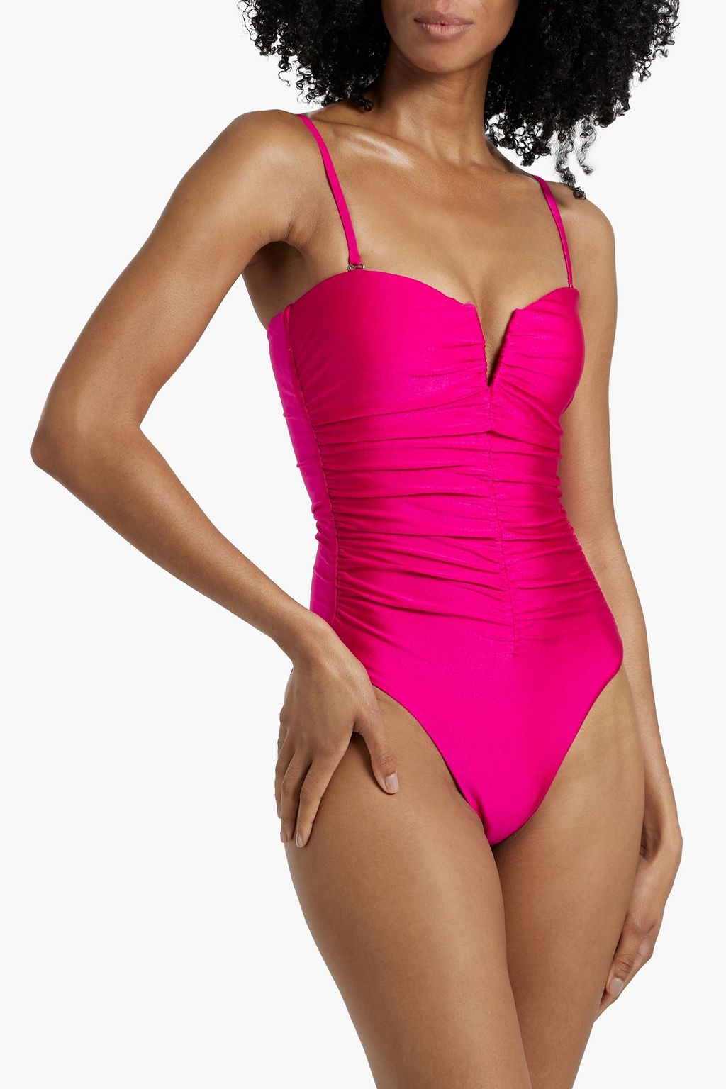 VERONICA BEARD Arpel ruched swimsuit