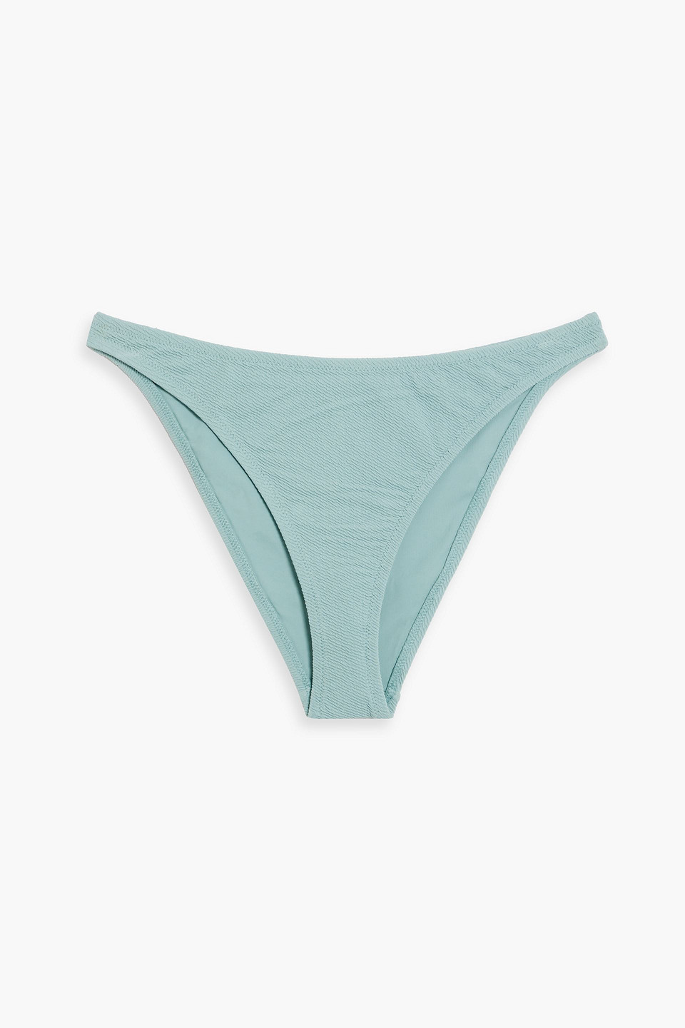 Solid & Striped The Paula Stretch-seersucker Bikini Briefs