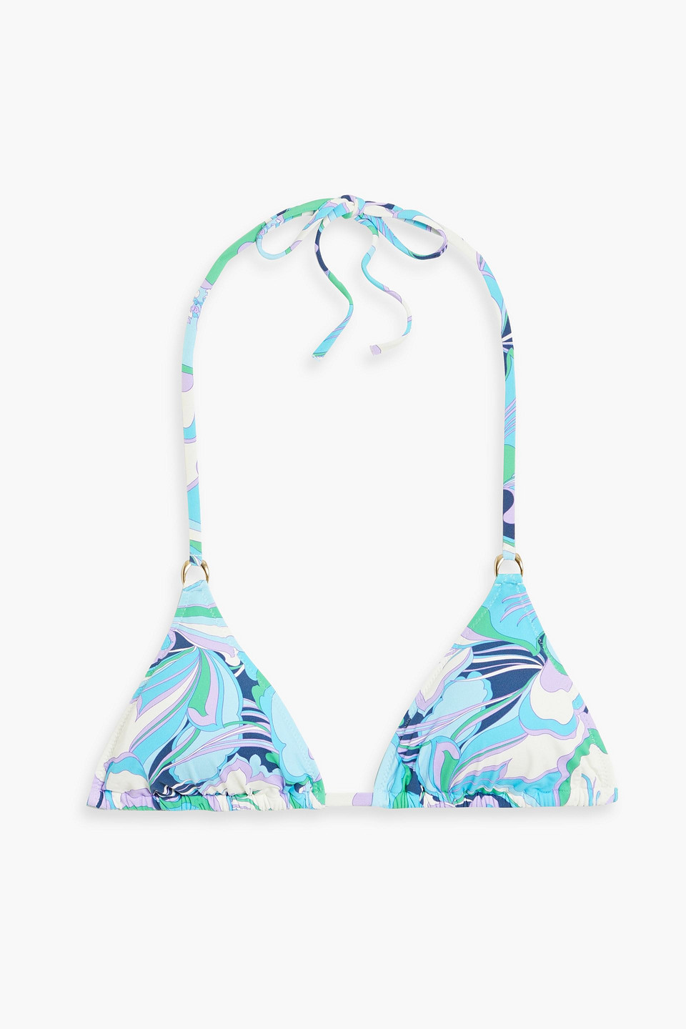Melissa Odabash Key West Printed Triangle Bikini Top