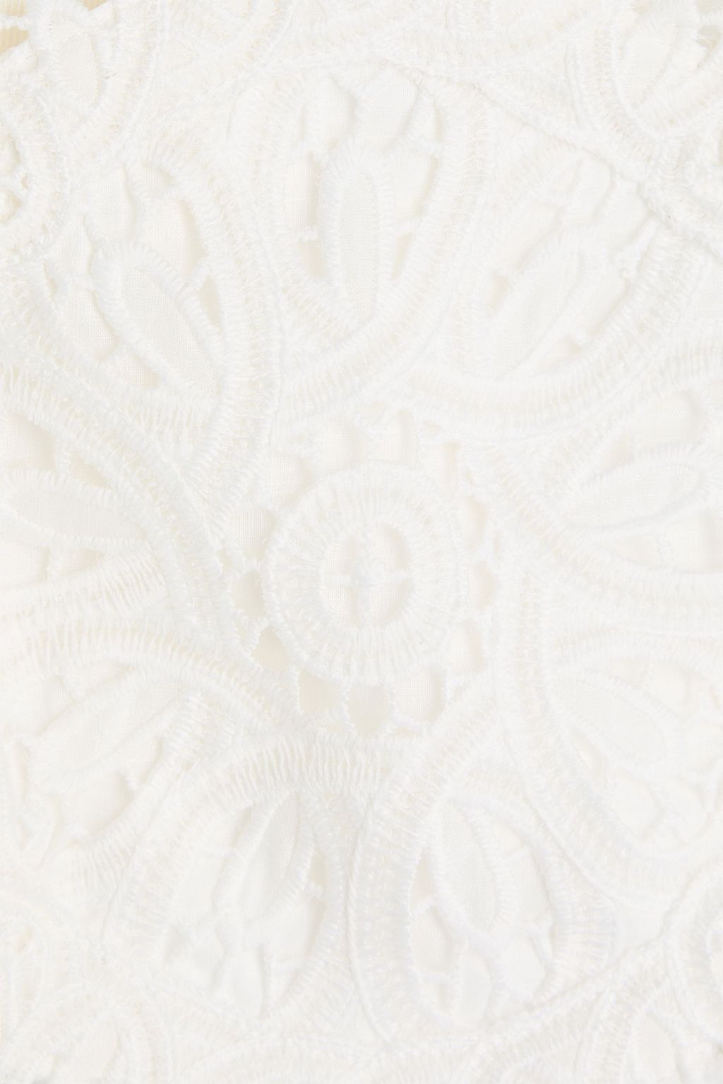 ZIMMERMANN Bustier aus Guipure-Spitze aus Baumwolle mit Verzierung
