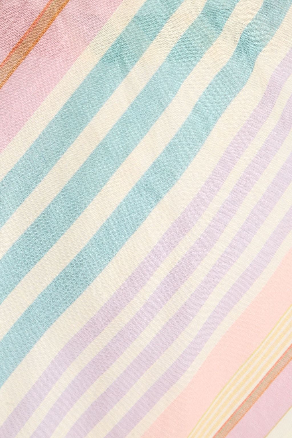 ZIMMERMANN Striped linen maxi skirt