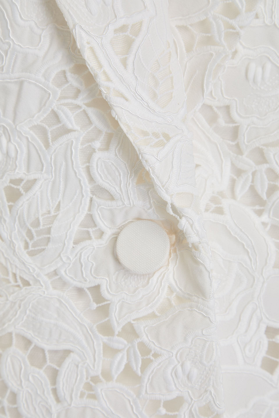Zimmermann Corded Lace Linen And Silk-blend Blazer
