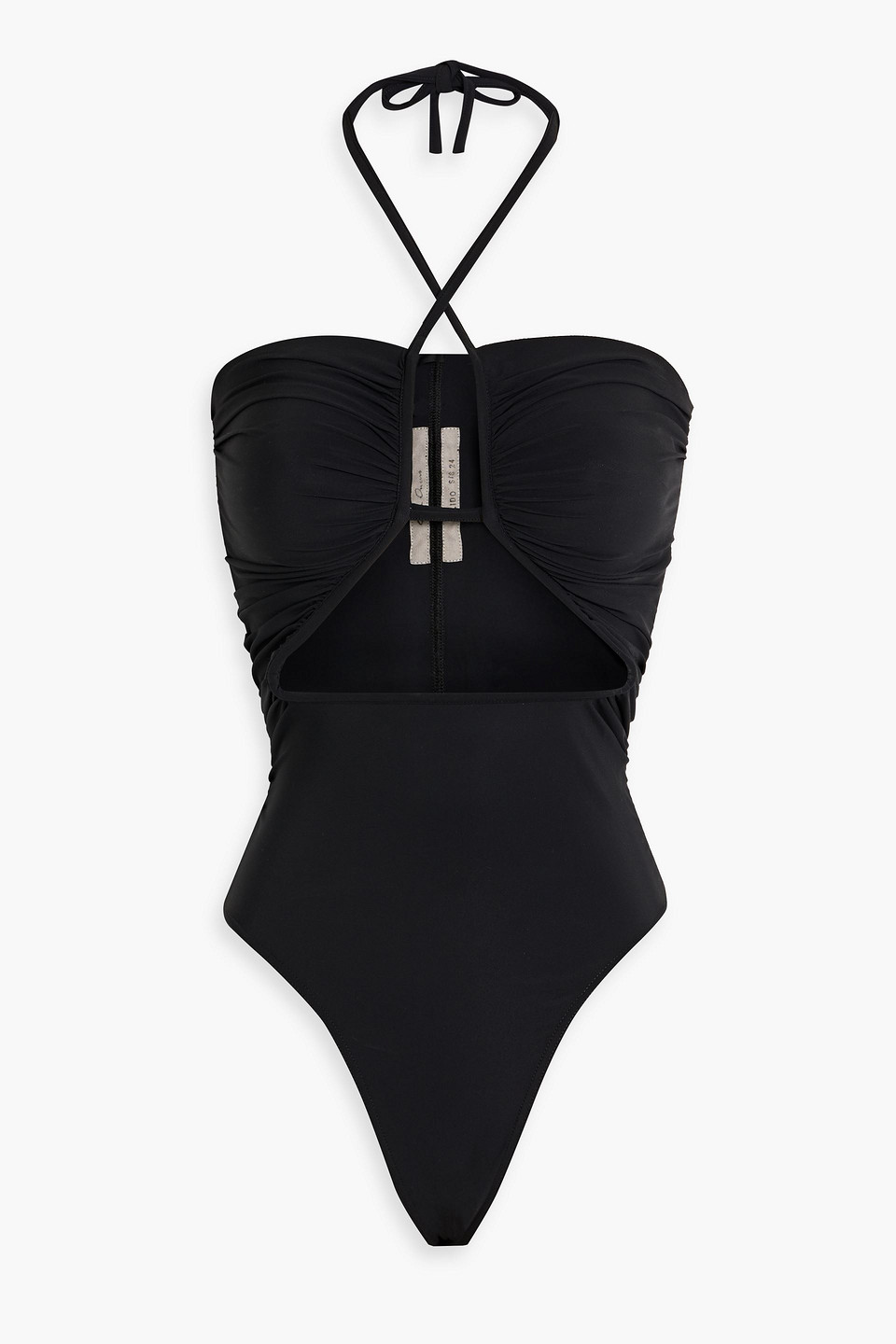 Rick Owens Cutout Halterneck Swimsuit