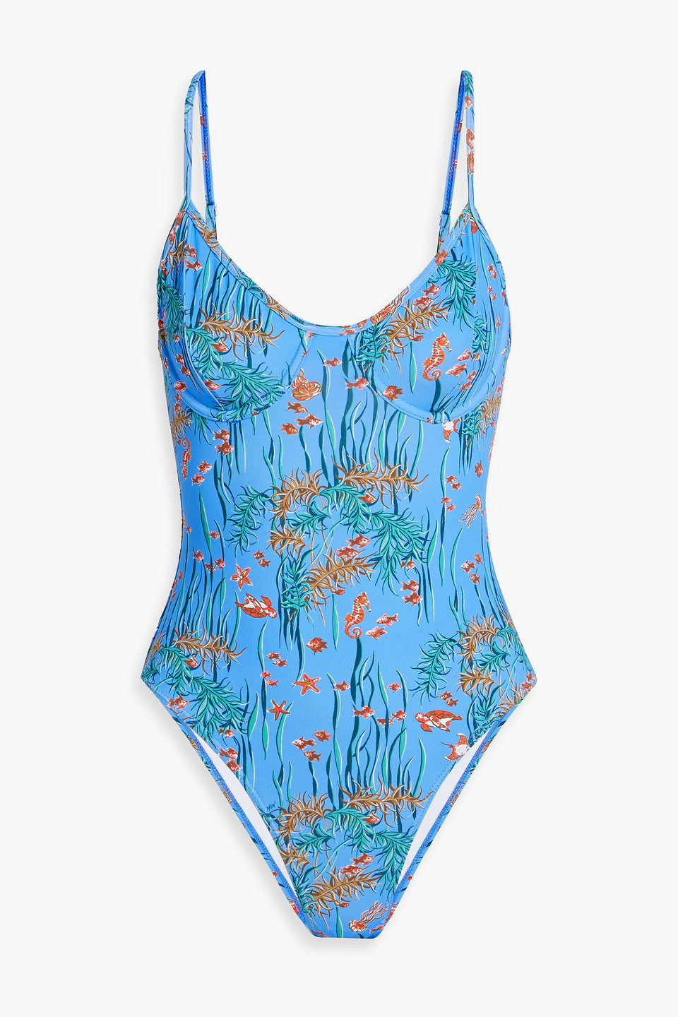 Hvn Printed Underwired Swimsuit