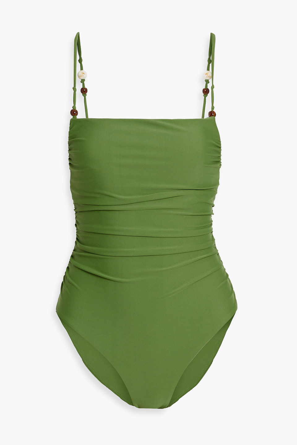 Cynzia bead-embellished swimsuit