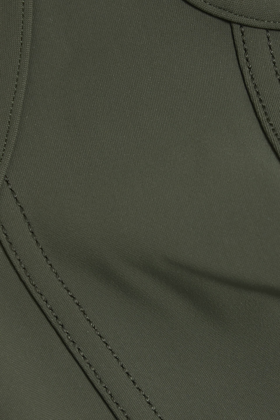 Simkhai Zeke Bustier Bikini Top Army L