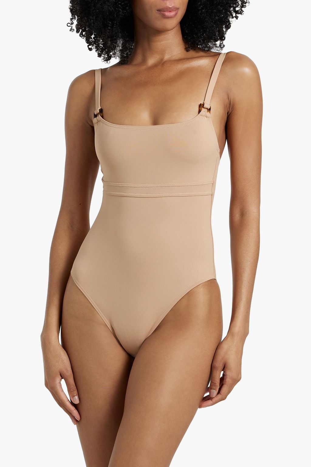 MELISSA ODABASH St. Lucia embellished swimsuit