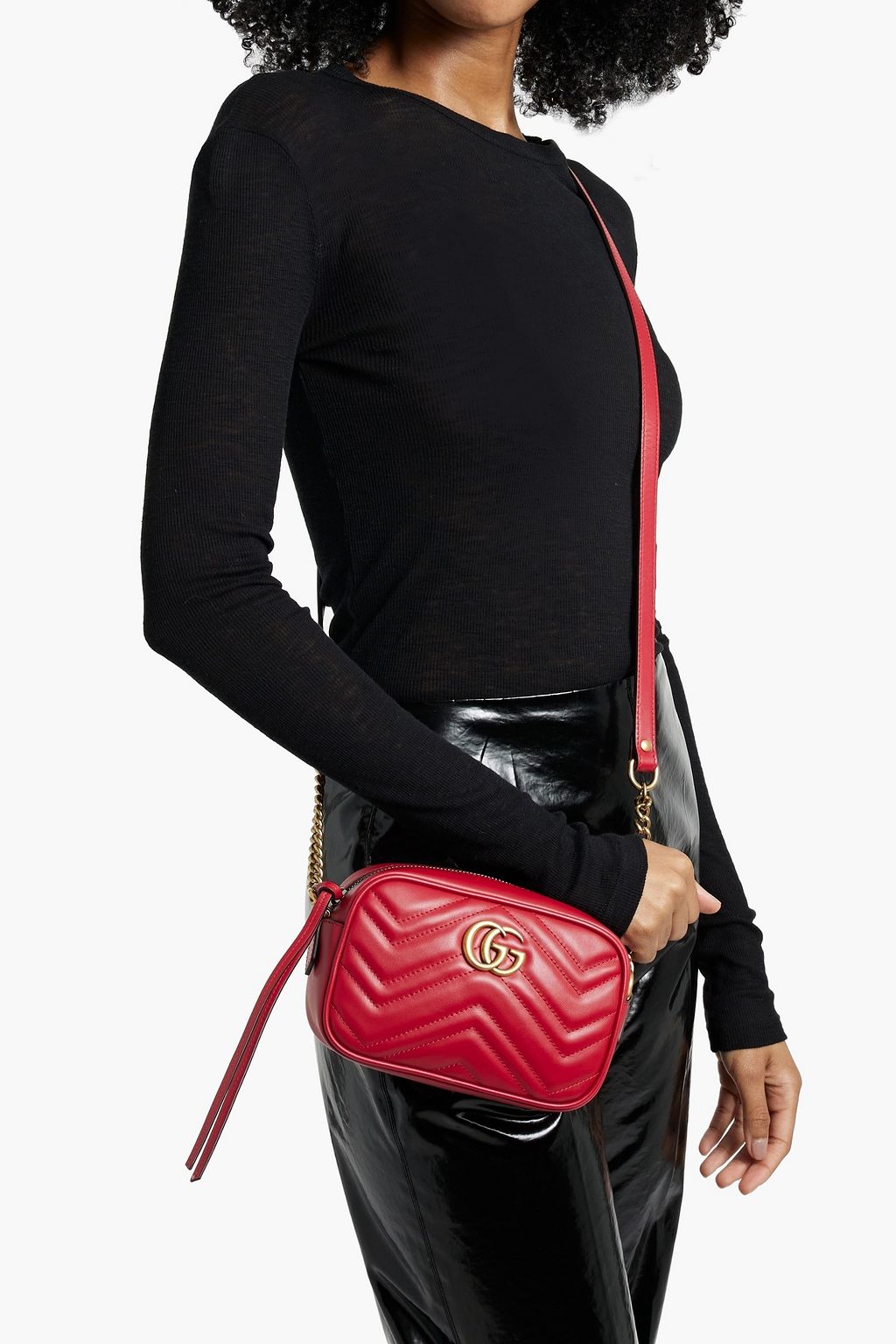 GUCCI GG Marmont quilted leather cross-body bag