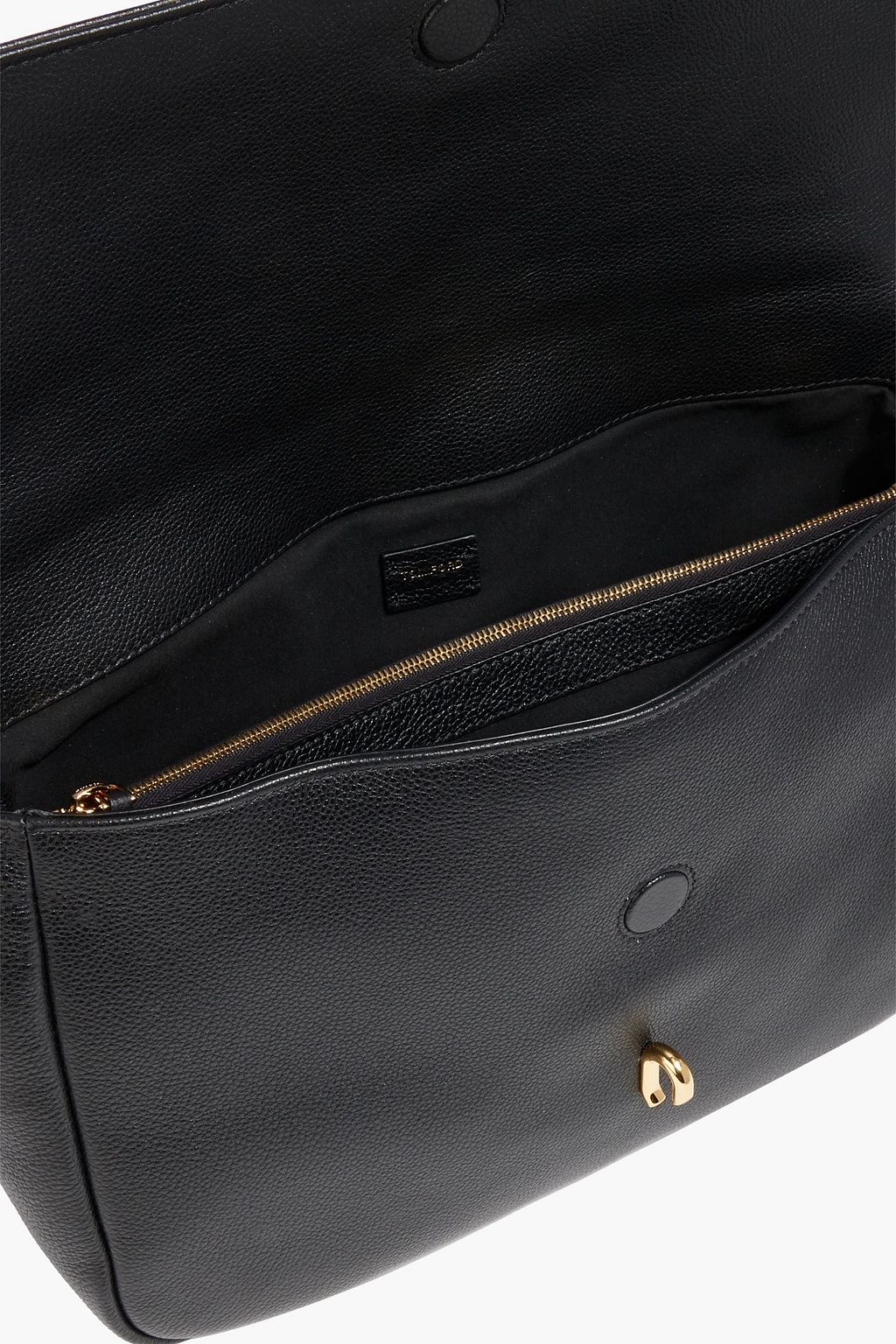 TOM FORD Chain Link pebbled-leather shoulder bag