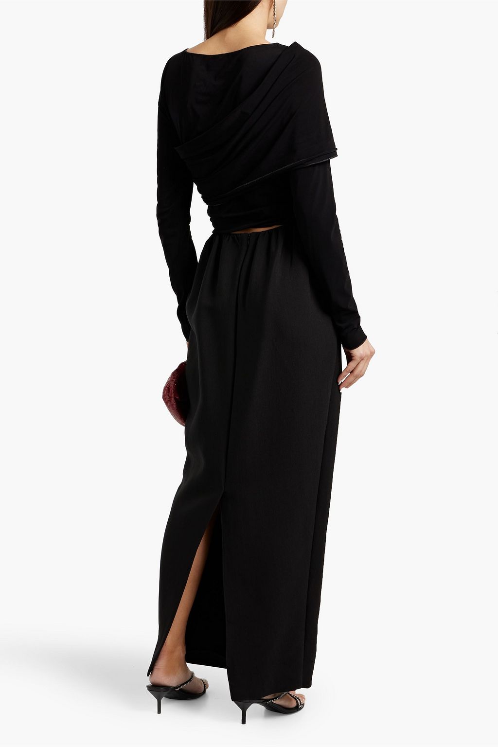 MAGDA BUTRYM Draped stretch-jersey top
