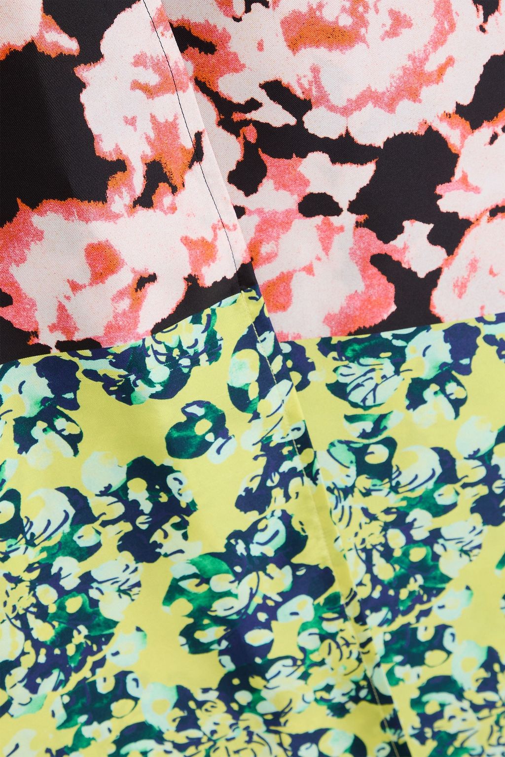 DRIES VAN NOTEN Bedruckte Jacke aus Seiden-Twill